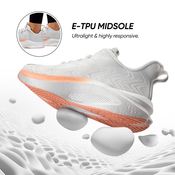 [FlyLife] Women's Breathable Athleisure Sneakers - BEIGE - 1